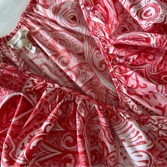 Mara Hoffman Fila Dress in Red Multi - Picture 10 of 16